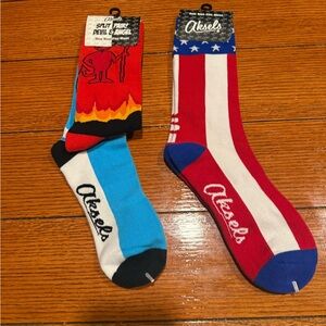 Aksels Men's Patriotic and Devil Range Socks Set